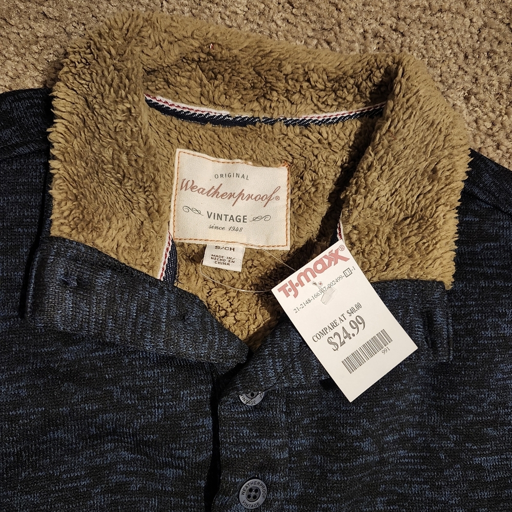 Button Sherpa Pullover - Picture 6 of 7